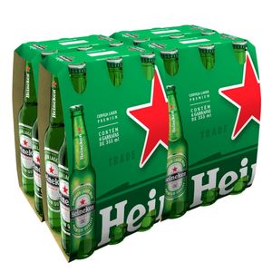 Cerveja Heineken Long Neck 330ml Pack Com 24 Unidades