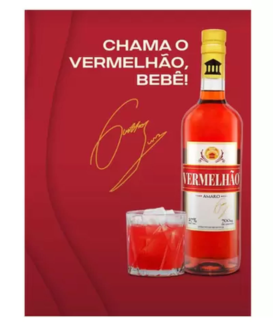 aperitivo-vermelhao-740ml - Bebidas Famosas - Whisky - Vinho - Espumantes - Bebidas Online - Preço - Comprar